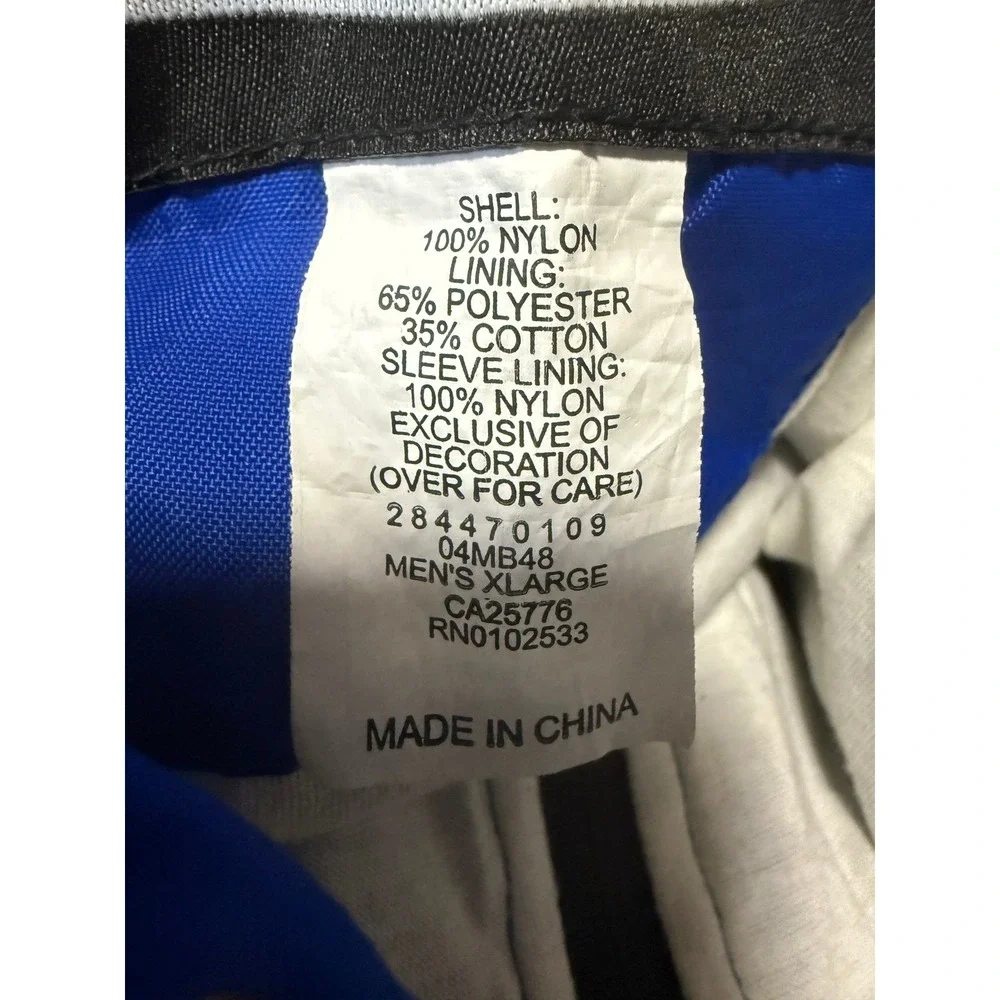PURE POLARIS - Men's‎ 1/4 Zip Blue Hooded Windbreaker Anorak Jacket - X-Large